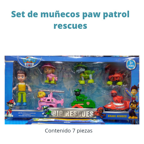 Juguetes Paw Patrol Rescues