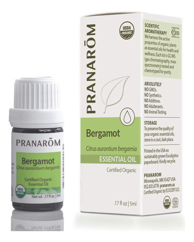 Pranarom  Aceite Esencial De Bergamota (0.2fl Oz)  Aceite Es