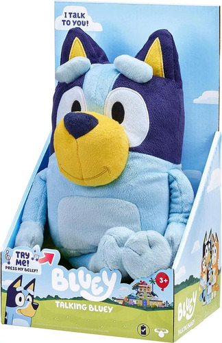 Peluche Animado Interactivo Bluey Dance And Play De 30 Cm .