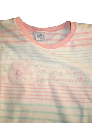 Remera Cheeky Talle 8  Colores Pasteles Verano Impecable