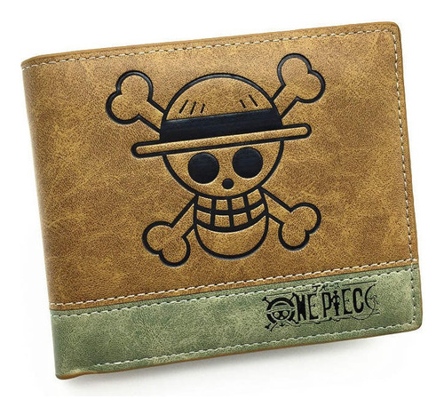 One Piece - Cartera Luffy Calavera Simbolo Bandera