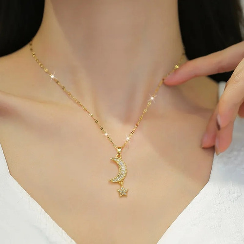 Collar Elegante Regalo Novia Esposa Amiga Mamá Acero