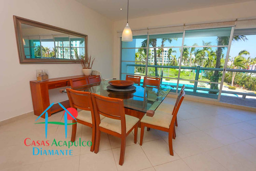 Cad Mayan Lakes View 204. Terraza Con Vista A La Alberca. En Condominio Con Club De Playa