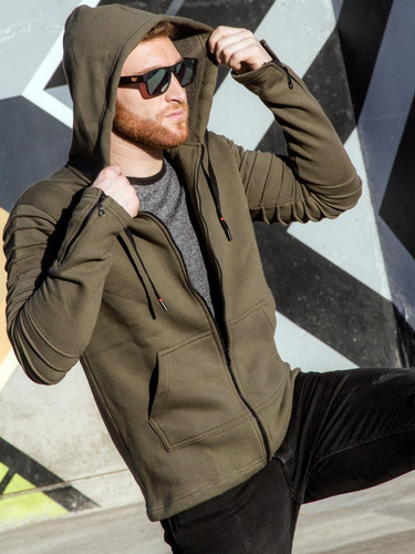 Imagen 7 de 10 de Campera Capucha Camperita Hoodie Hombre Premium Cabron A03