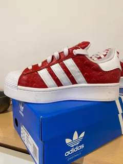 Usadas - Zapatillas adidas Superstar Bold Rojas