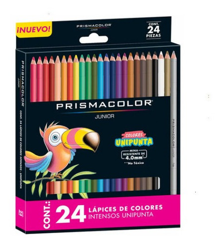 Creyones De Madera Prismacolor Junior 24 Colores 