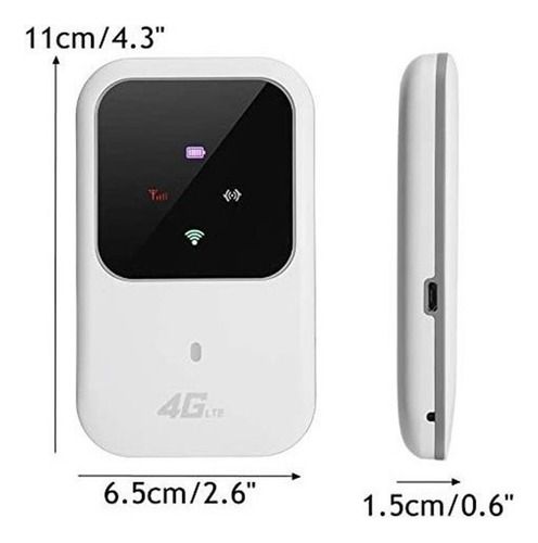 Enrutador Inalámbrico Portátil Wifi Ranura For Tarjeta Sim