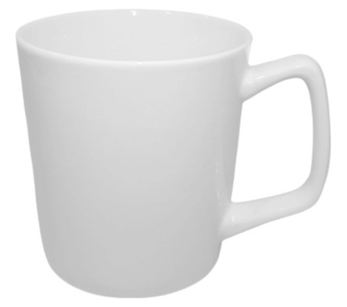 Set X12 Jarro Mug Taza De Cerámica Blanco 350 Cc 