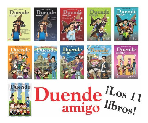 Imagen 1 de 1 de Colección Completa 11 Libros Duende Amigo - Fabio Pérez Paz
