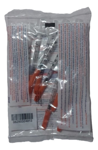 Jeringa Bd Ultra-fine 0.3ml 31g X 6mm Bolsa Con 10 !! Capacidad En Volumen 0.3 Ml
