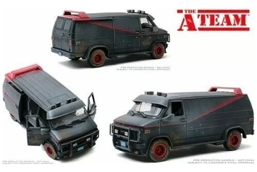 1:64 Gmc Vandura 1983 A Team Greenlight A Escala 