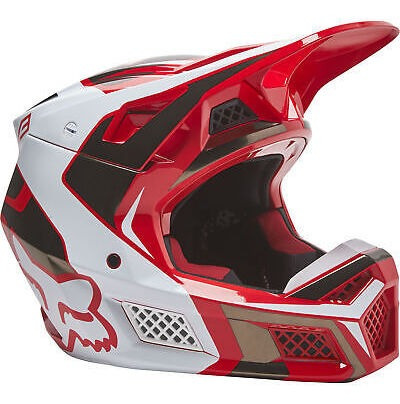 Fox Racing Flo Red V3 Rs Mirer Helmet Vented Lightweight Fxt
