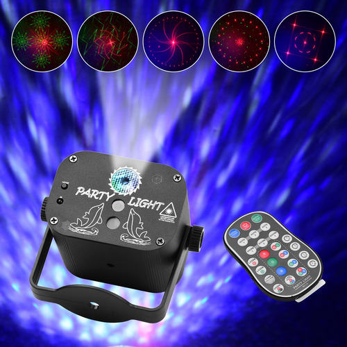 Imagem 1 de 9 de Muslady Igb-t818 Mini Projetor Luz Stage Beam Luzes Usb