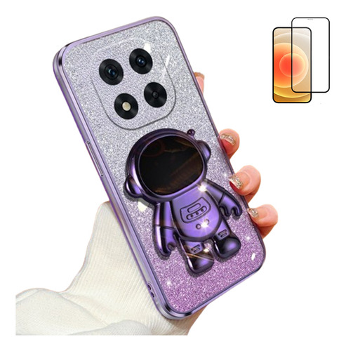 Funda Para Xiaomi Poco X7 Pro 5g Polvo Flash Astronauta+mica
