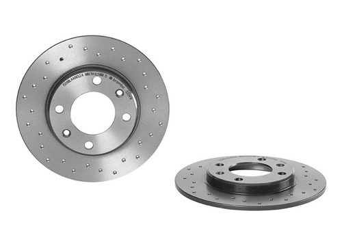 Par Discos Brembo Peugeot 206 Xt 2003-2007 Trasero