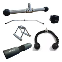 Comprar Combo Profesional Gimnasios Polea Agarres Multi Gym Barra