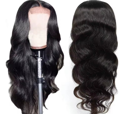 Lace Front Cabelo Humano 60 Cm Preto M