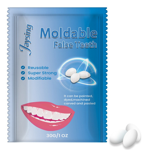 Kit De Reparación De Dientes En Forma De C: Dientes Postizos