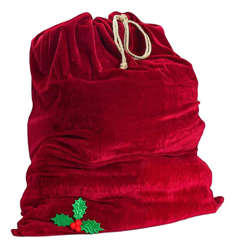 Bolsa De Papá Noel, Saco De Regalo De Papá Noel, Rojo