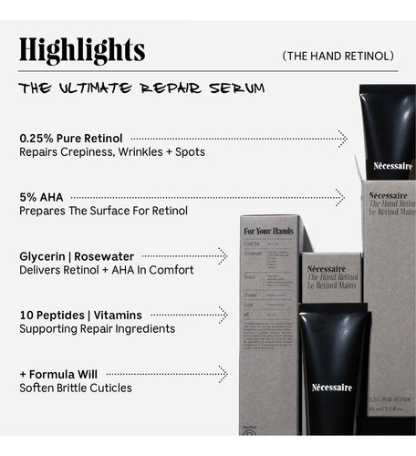 Nécessaire Sérum Antienvelhecimento Retinol 0,25% E Aha 5%