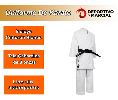 Imagen 3 de 9 de Uniforme De Karate Shiai Tokaido Karateguis 8 Oz T/ 40 Al 56