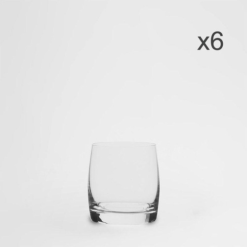 Set de vasos ecológicos de cristal para whisky Bohemia, 290 ml, 6 piezas