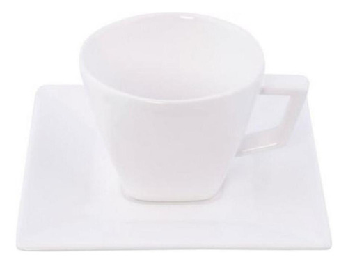 Xicara Cha Com Pires Quartier White Oxford 200ml