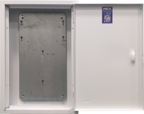 Quadro Distribuição Sobrepor Com Kit Bifásico 24c Din 100a Cor BRANCO RAL 9003 - WEG