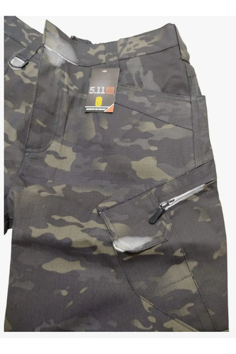 Pantalón Táctico Fuerzas Impermeables Ripstop Camuflado