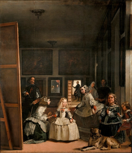 Imagem 1 de 1 de Poster Grande Diego Velázquez 50x60cm Obra As Meninas