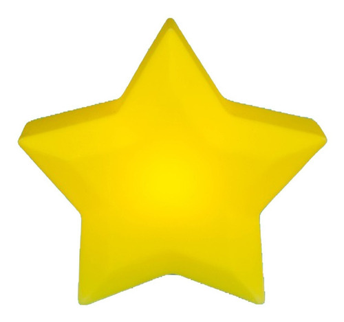 Luminaria De Mesa Criativa 3d Estrela Amarela