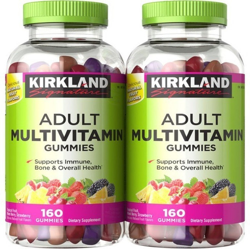 Gomitas multivitamínicas Kirkland Signature para adultos. 160 unidades