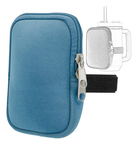 Bolsa De Botella De Agua, Bolsa De Vaso De Agua De Mano Azul
