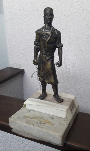 Estatua Del Lazador Gaucho Rio Grande Antônio Caringi Bronce