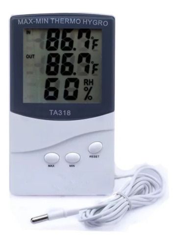Ta 318 Termo Higrometro Digital Con Sonda Humedad Temperatur
