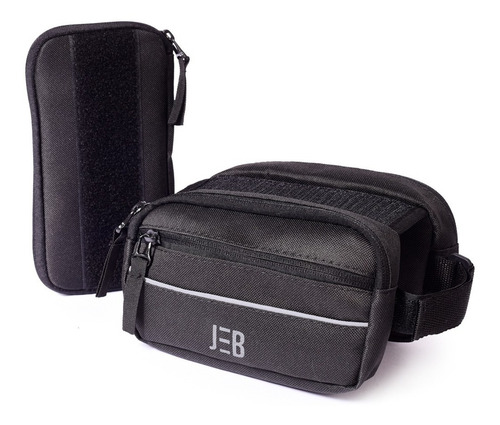 Imagen 3 de 4 de Bolso Alforja P / Bici Al Stem Con Porta Celular Jeb