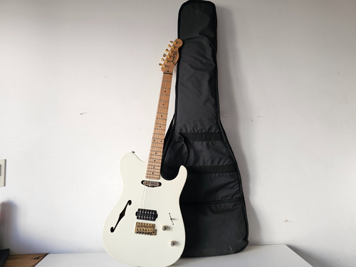 Guitarra Eléctrica Mars Custom T-modern Thinline Blanca