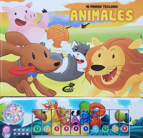 Libro Mi Primer Teclado Animales Con Instrumento Musical