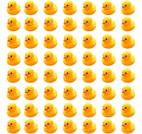 50pcs Super Mini Pato De Goma Baño Patos Juguetes Para Niños