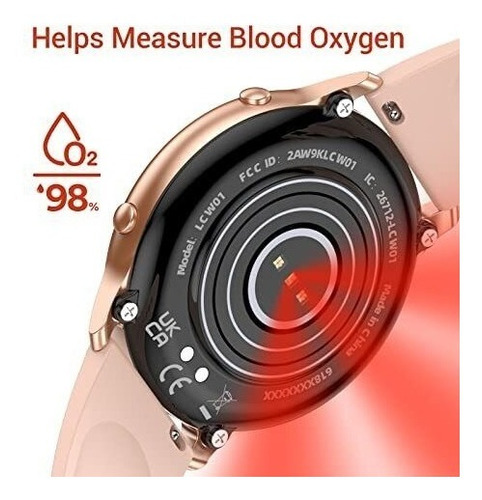 Imagen 3 de 7 de Reloj Inteligente Bluetooth De Mujer Para iPhone Android