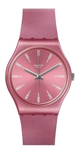 Reloj Swatch De Mujer Rosa  Pastelbaya  Mod. Gp154