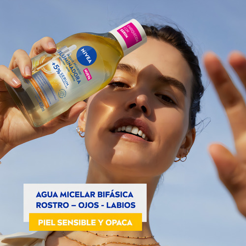 Agua Micelar Nivea Iluminadora Piel Sensible 400 Ml
