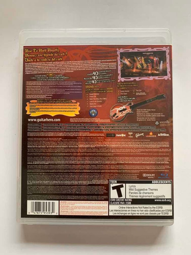 Guitar Hero Aerosmith Playstation 3 Jogo Original Ps3 Mídia