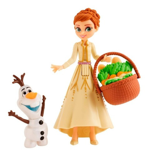 Mini Muñecas Con Amigos Anna Y Olaf- Inspirado En Frozen 2