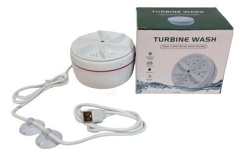 Mini Lavarropas Portatil Usb Lavadora Turbina Giratoria