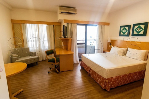 Imagem 1 de 15 de Flat Na Charmosa Al. Lorena O Quality Hotel Paulista No Pool Para Investimento - Sf25884