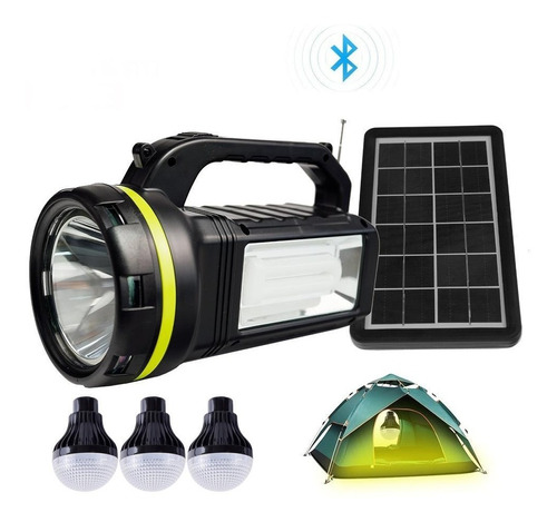 Kit Solar De Camping / Radio / Bluetooth /f260