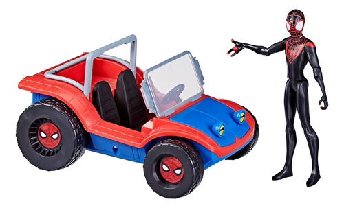 Hasbro Marvel Spiderman Spider-mobile Escala 6 Pulgadas