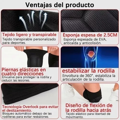 Wpd 1 Par De Rodilleras Deportivas Para Baloncesto,