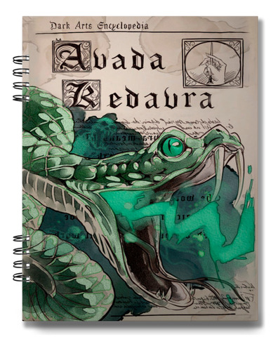 Sketchbook Harry Potter Aveda Kedavra 